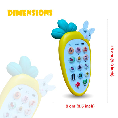 Carrot Tunes Melody Phone:Toy with Fun Lights and Musical Sounds