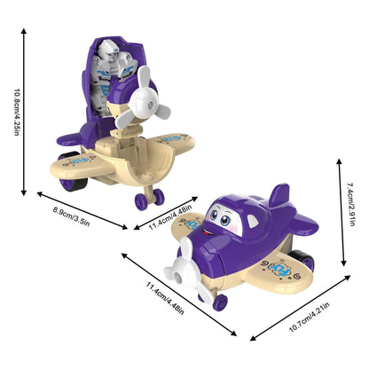 All-In-One Fun: 45-Hole Bubble Gun & Mini Plane Combo