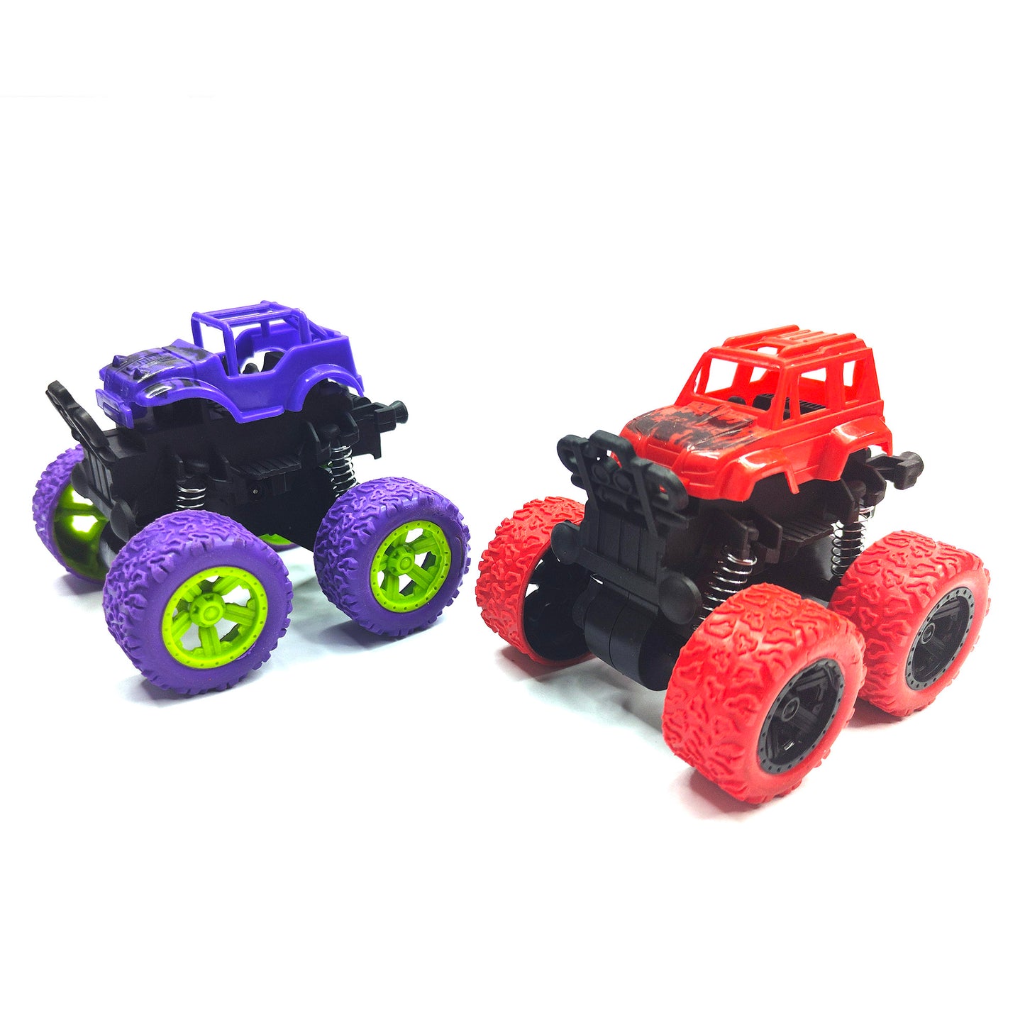 Monster Car 1:36 Scale Friction Power Car Toy 2 Pcs Set For Kids