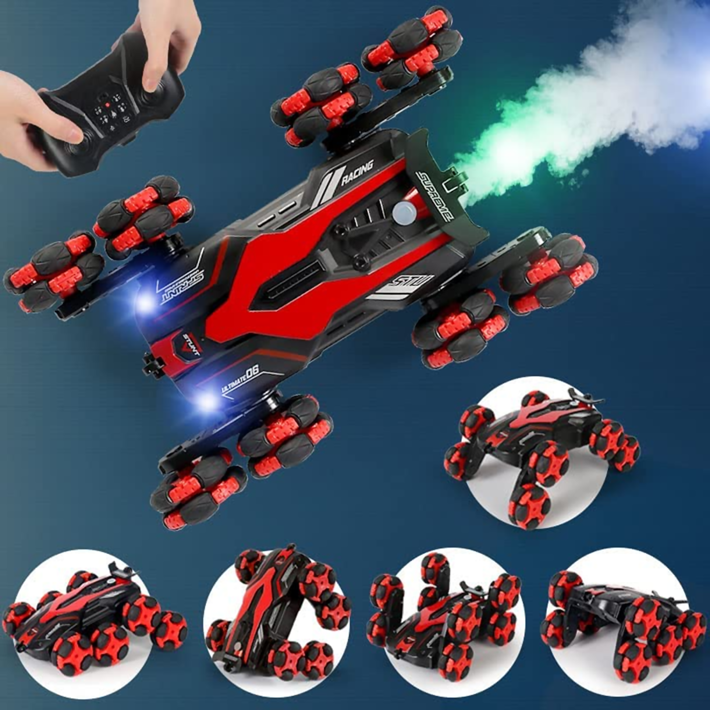 Laser 2.4G All Round Function Stunt360° Rotating Car toy For Kids