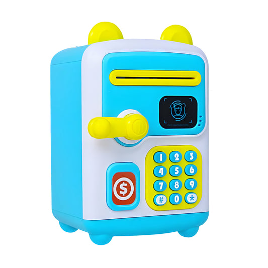 Face Recognition Musical Money Safe Kids Piggy Savings Bank with Personal ATM - Piggy Bank - Assorted Color