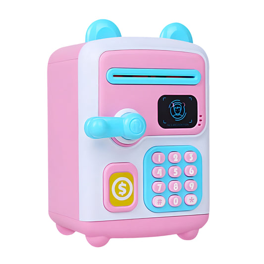 Face Recognition Musical Money Safe Kids Piggy Savings Bank with Personal ATM - Piggy Bank - Assorted Color