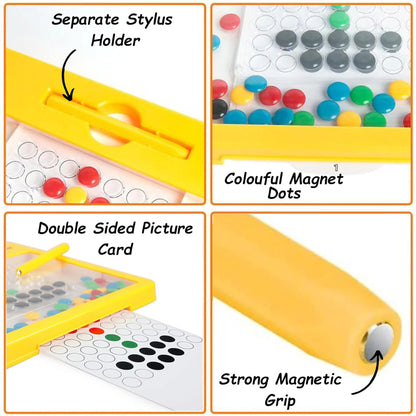 DOT Drawing Board Toy For Kids 12 Double Sided Cards & 1 Stylus