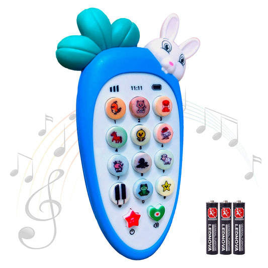 Carrot Tunes Melody Phone:Toy with Fun Lights and Musical Sounds