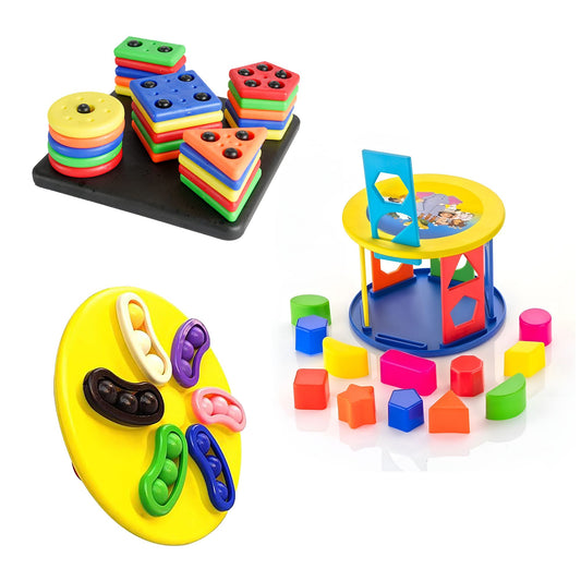 DIY 3 In 1 Combo Pre School Educational Toy