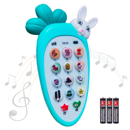 Carrot Tunes Melody Phone:Toy with Fun Lights and Musical Sounds