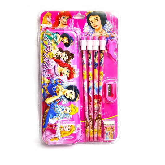 Princess Cartoon Printed Stationery Set