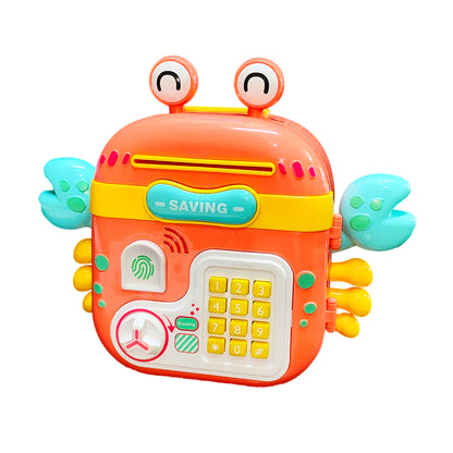 CRAB  Musical Money Safe Kids Piggy Savings Bank with Personal ATM - Piggy Bank - Assorted Color