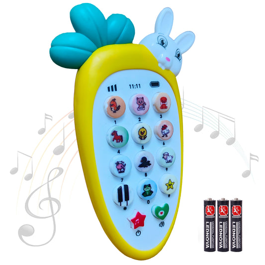 Carrot Tunes Melody Phone:Toy with Fun Lights and Musical Sounds