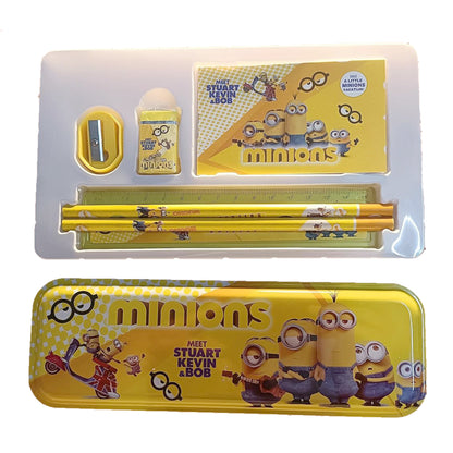 Minions Bag School Stationery Kit Gift Pack for Kids