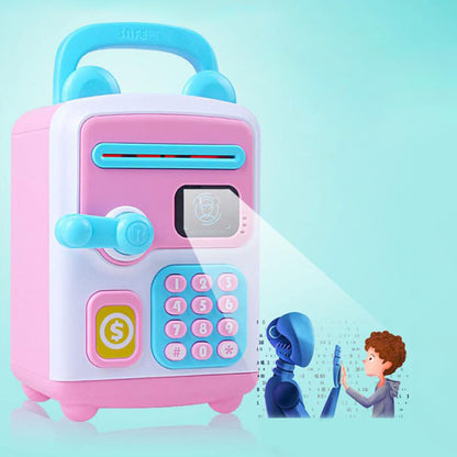 Face Recognition Musical Money Safe Kids Piggy Savings Bank with Personal ATM - Piggy Bank - Assorted Color