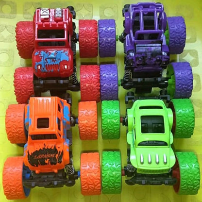 Monster Car 1:36 Scale Friction Power Car Toy 8 Pcs  Set For Kids