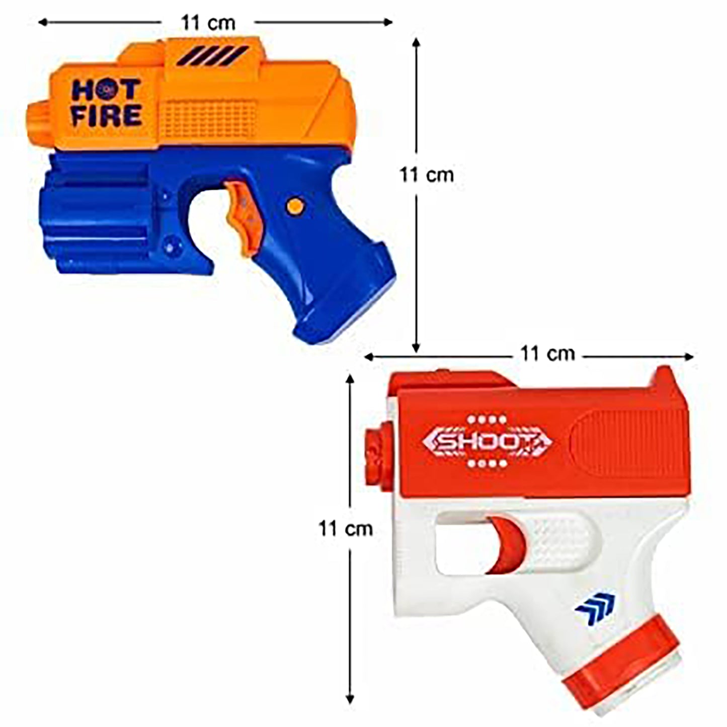 Twin Shot Mini Soft Bullet Gun With Foam Bullets toys for Kids