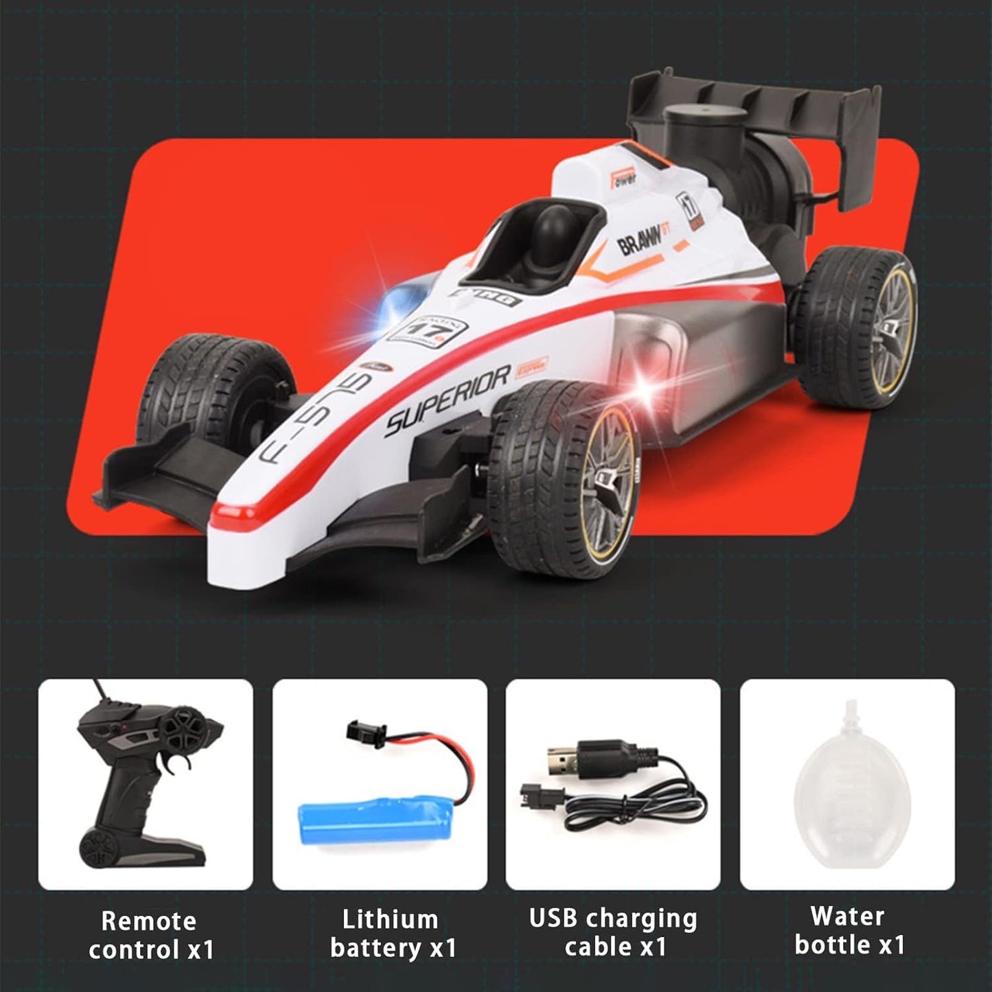 Mini Formula One: 1:14 Scale Car with Ready-to-Race Performance