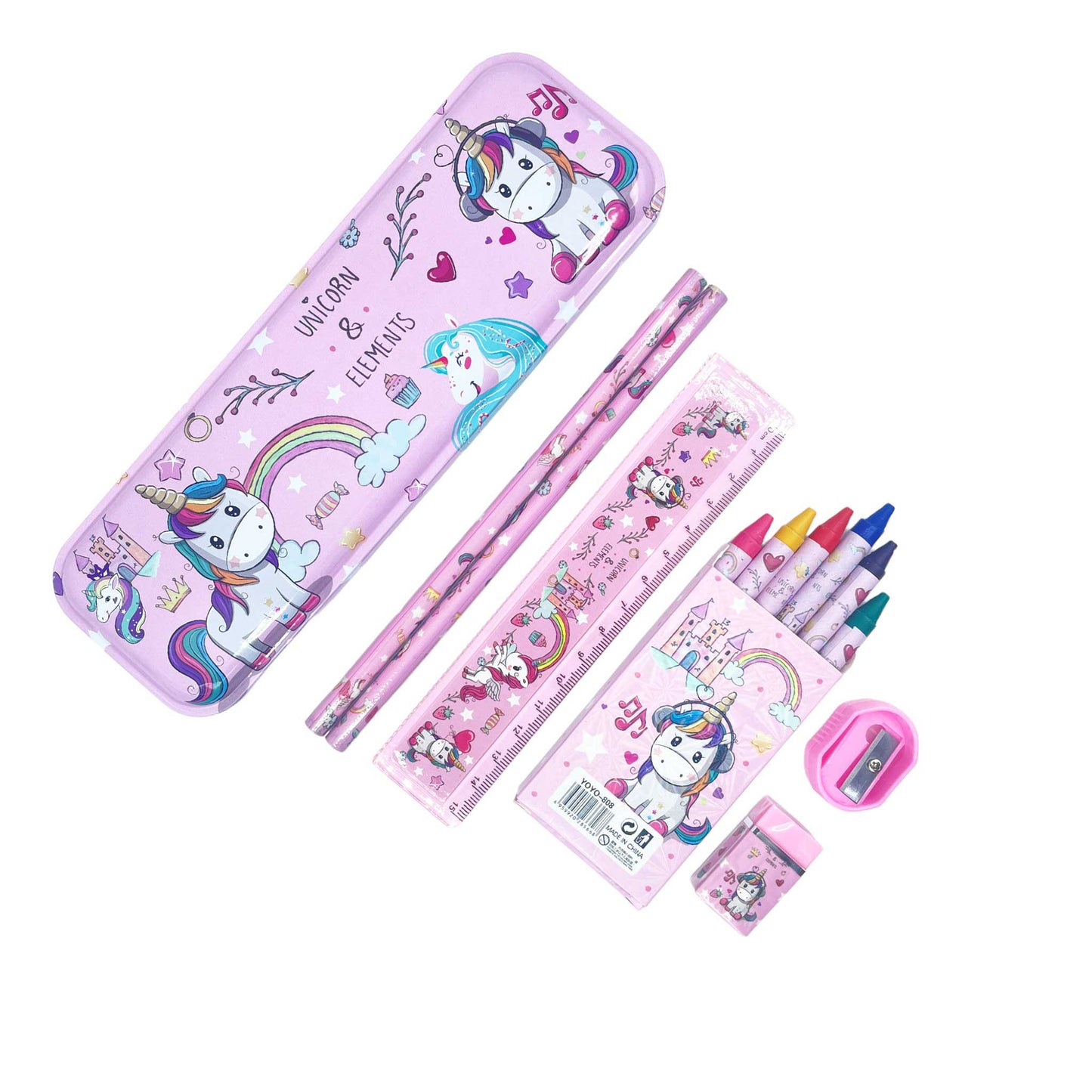 Unicorn  Bag School Stationery Kit Gift Pack for Kids