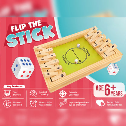 Logical Thinking  Flip The Stick Game, 2 Players  Game